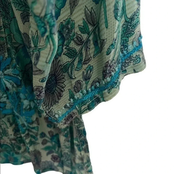 All the Colors of the Sea Embroidered Tunic Vacation Cruise Resort Wear S - Picture 4 of 7
